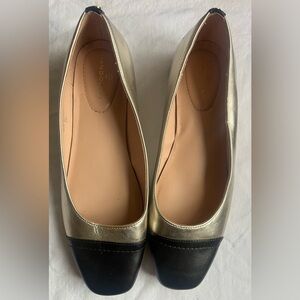 Bandolino Gold and Black Women's Flats